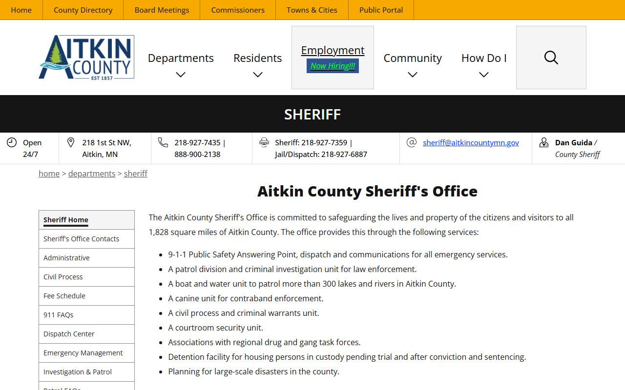 aitkin county sheriff office website aitkin county booking releases