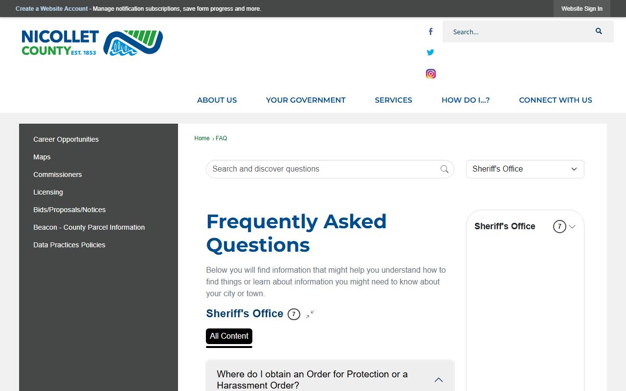 nicollet county sheriff visitation faq nicollet county booking releases